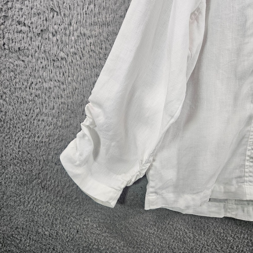 Multiples Linen Openfront Blazer Jacket Cardigan … - image 7